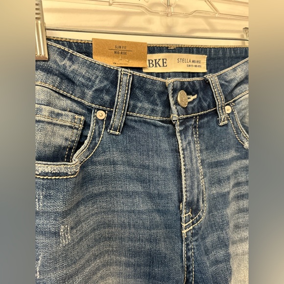 NEW NWT BKE Stella Jeans Size 26 | Mid-rise Slim Fit - Picture 3 of 8